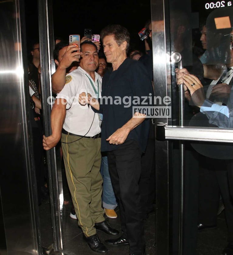 Willem Dafoe en Argentina (Foto: Movilpress)