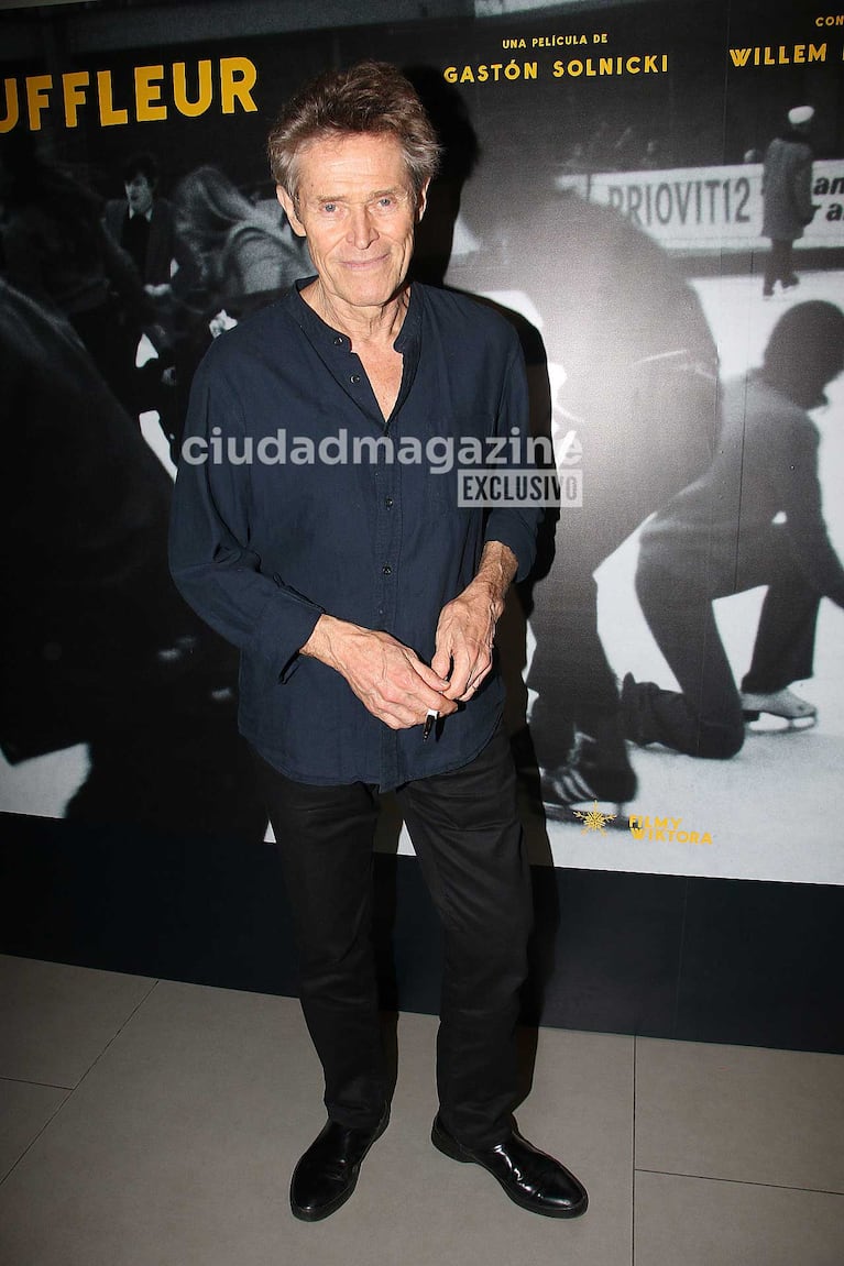 Willem Dafoe en Argentina (Foto: Movilpress)
