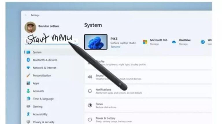 Windows Ink habilita la entrada de texto a mano en cualquier campo de la interfaz en la última actualización