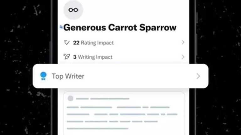 X (Twitter) otorgará insignias a los escritores más populares de Notas de la Comunidad