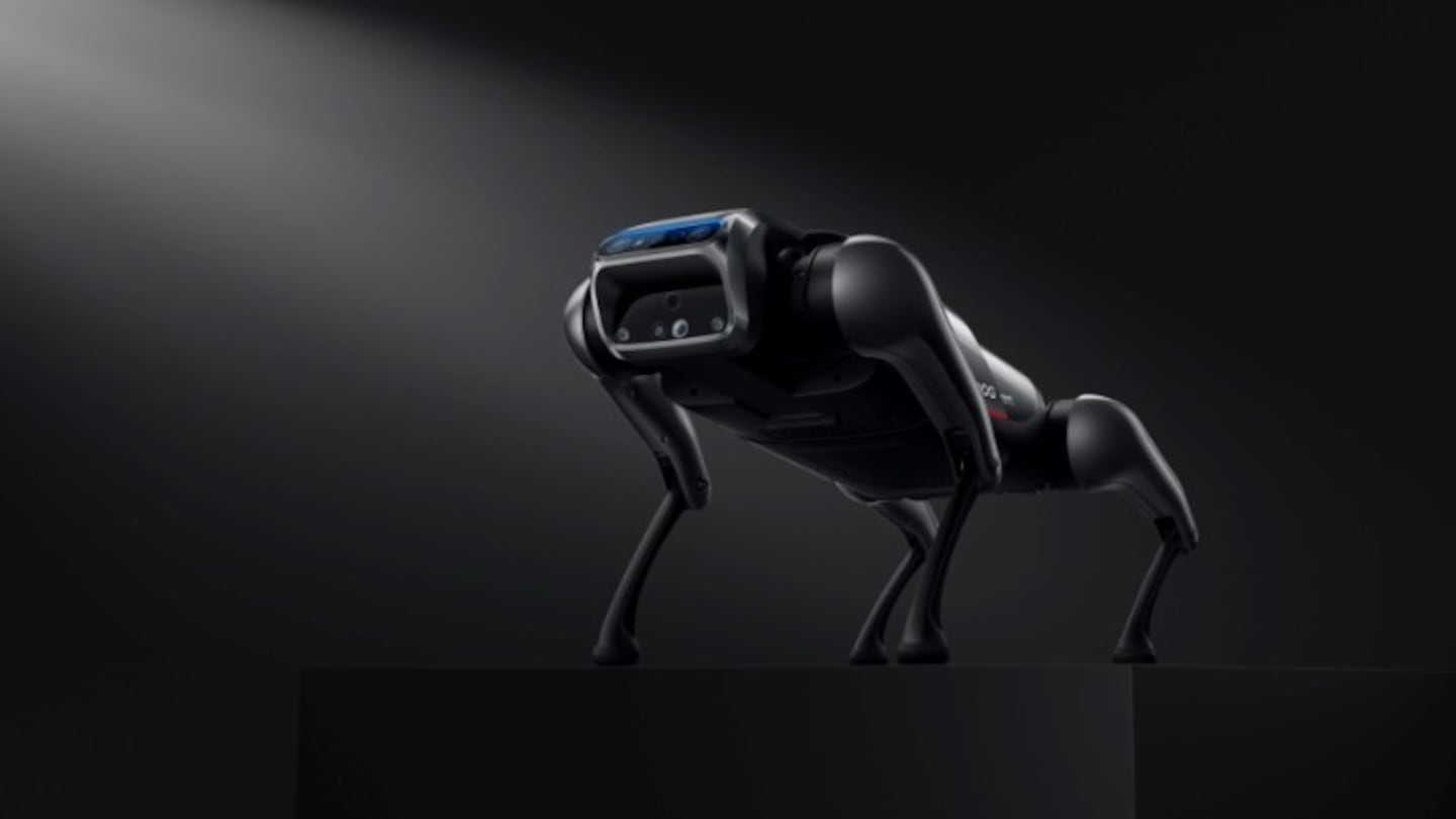 Xiaomi presenta un robot cuadrúpedo inspirado en un perro, CyberDog. Foto: DPA.