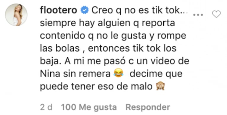 Ximena Capristo acusó a TikTok de censurarla, luego de que le eliminaran un video: "Me tomaron de punto"