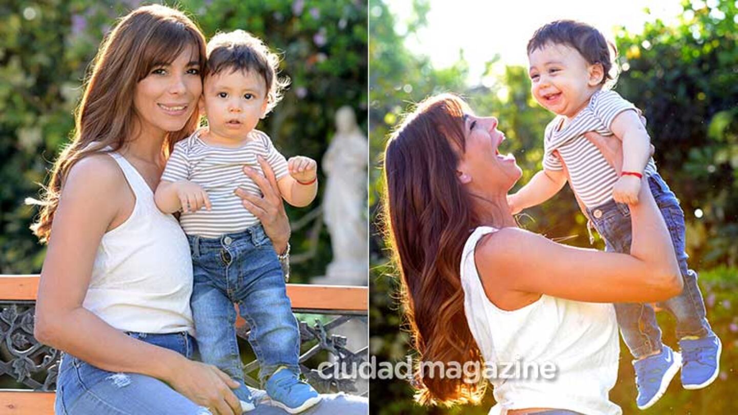 Ximena Capristo en su primer Día de la Madre con Félix. (Fotos: Musepic)