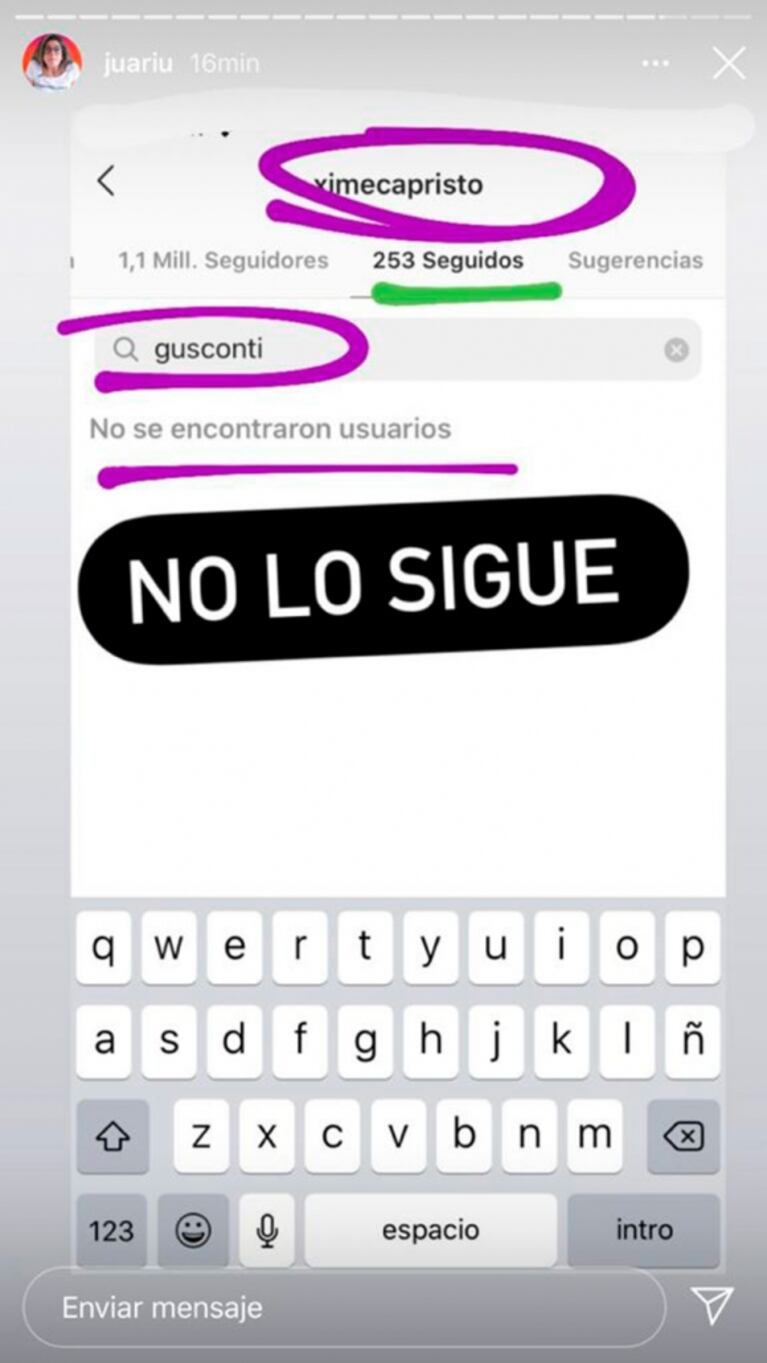 Ximena Capristo filtró escandalosos chats privados de Gustavo Conti ¿con otras mujeres?: "¡Años que me callo!"