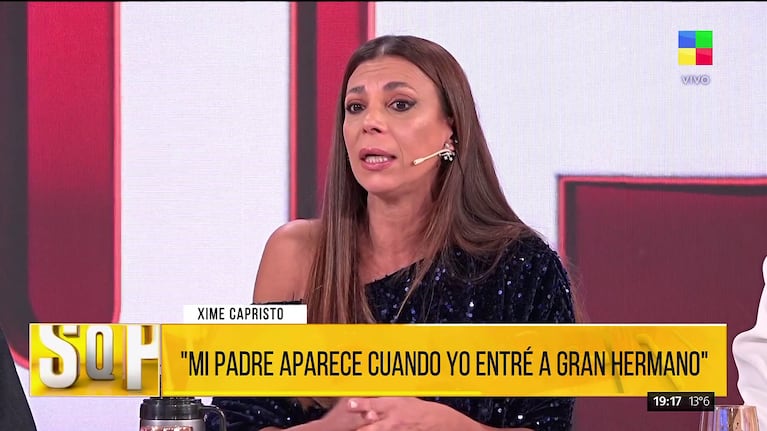 Ximena Capristo habló de su dura historia con su padre (Foto: captura de América).