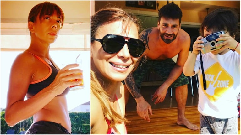 Ximena Capristo reveló cómo tomó su hijo la separación de Gustavo Conti (Fotos: Instagram)