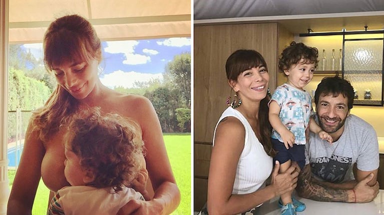 Ximena Capristo volvió a amamantar a Félix desnuda tras la polémica. (Foto: Instagram)