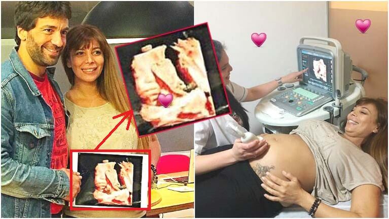 Ximena Capristo y Gustavo Conti presentaron a su hijo en camino a través de una ecografía 5D (Fotos: Instagram)