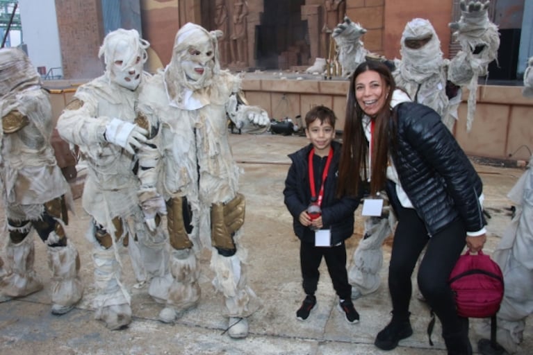 Ximena Capristo y Kate Rodríguez vieron el estreno de La Revancha de Tutankamón y las momias