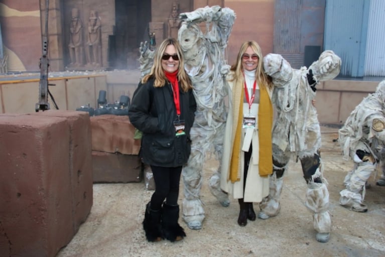 Ximena Capristo y Kate Rodríguez vieron el estreno de La Revancha de Tutankamón y las momias