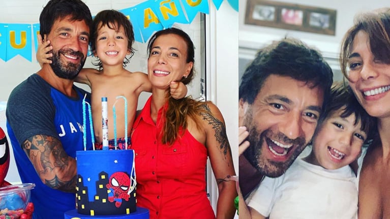 Ximena y Gustavo contaron que su hijo nunca se enteró de su breve separación.