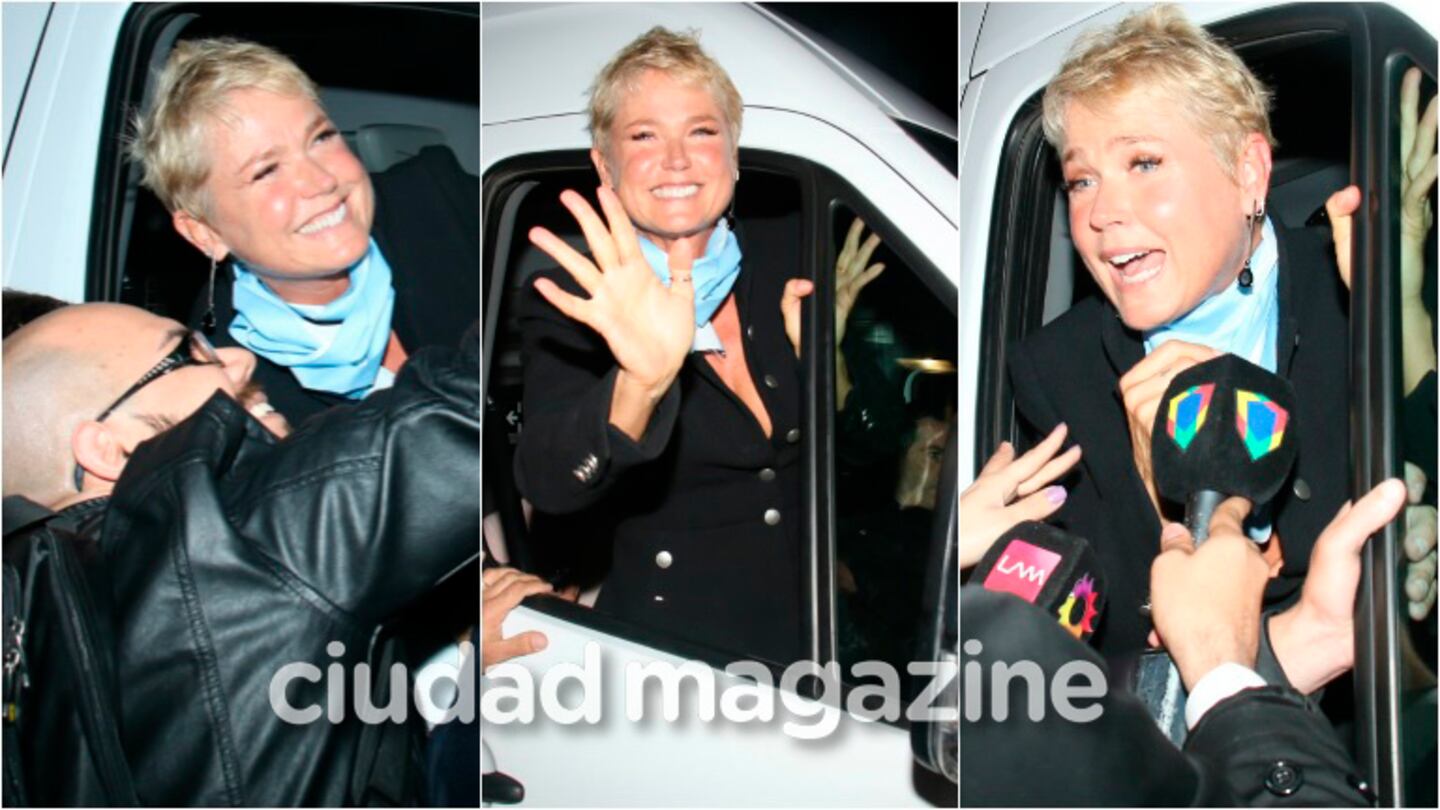 Xuxa llegó a la Argentina y causó furor entre sus fanáticos (Fotos: Movilpress)