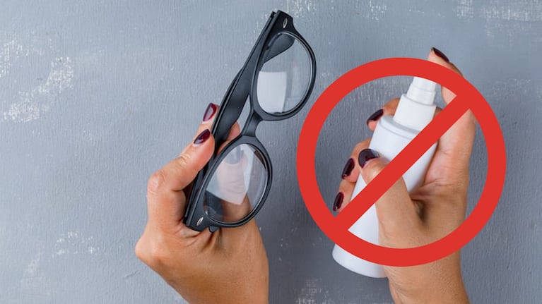 Ya no es necesario usar productos costosos para limpiar los anteojos. Foto: Freepik