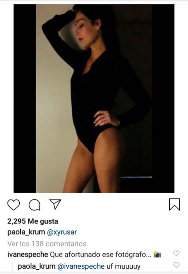 ¡Ya no lo oculta! Paola Krum, enamorada del actor Iván Espeche: "¡Sos el mejor del mundo! Te amo"