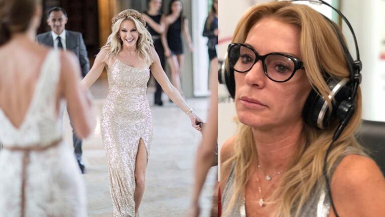 Yanina aclaró que su vestido era dorado y no blanco.