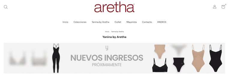 "Yanina by Aretha" es la colección de Yanina Latorre