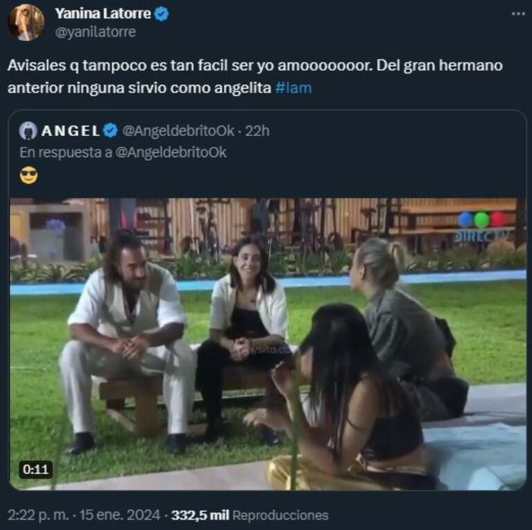 Yanina Latorre apuntó contra Catalina de Gran Hermano: “Ninguna sirvió”