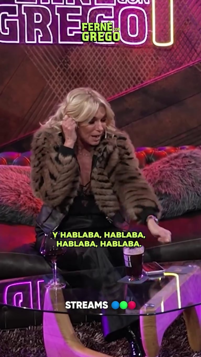 Yanina Latorre contó el Wanda Gate (Foto: captura de Ferné con Grego).