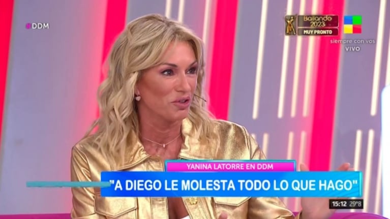 Yanina Latorre contó qué le hace a Diego cuando se pone celoso: "Es muy tóxico"