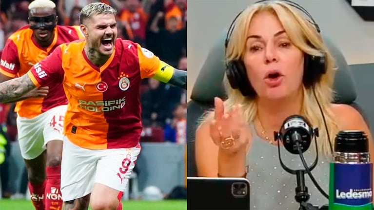 Yanina Latorre criticó a Mauro Icardi por su actitud en el Galatasaray (Foto: Instagram y El Observador)