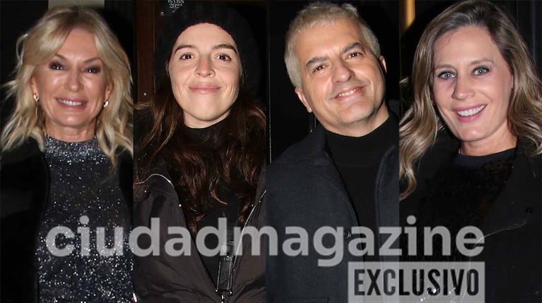 Yanina Latorre, Dalma Maradona y Rocío Marengo en el cumpleaños de Ángel de Brito (Fotos: Movilpress).