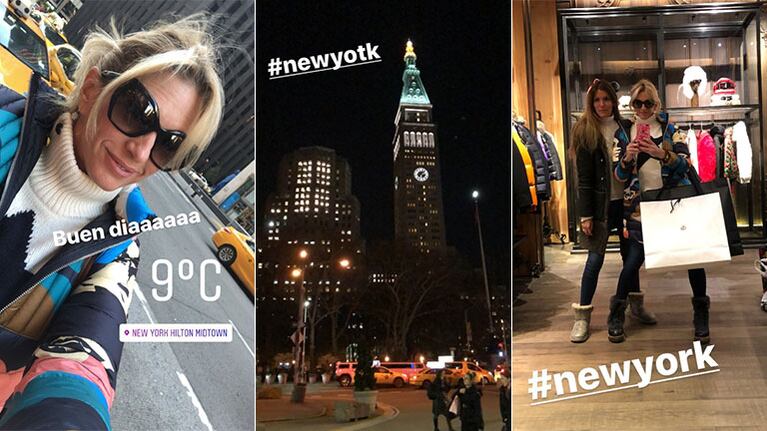Yanina Latorre, de vacaciones en Nueva York