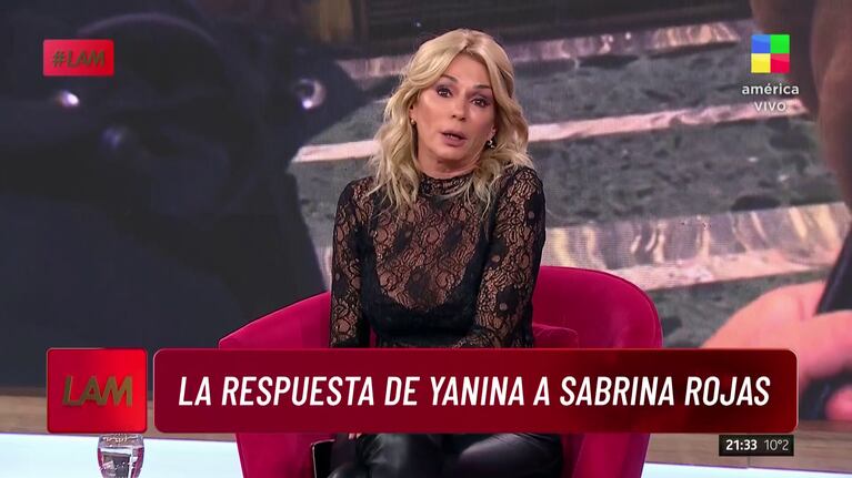 Yanina Latorre en LAM.