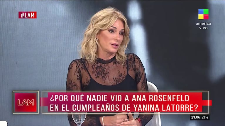 Yanina Latorre en LAM.
