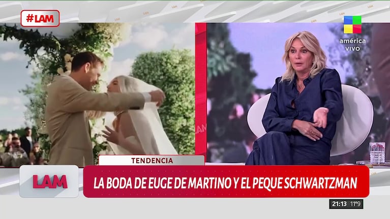 Yanina Latorre en LAM (Foto: captura de América).