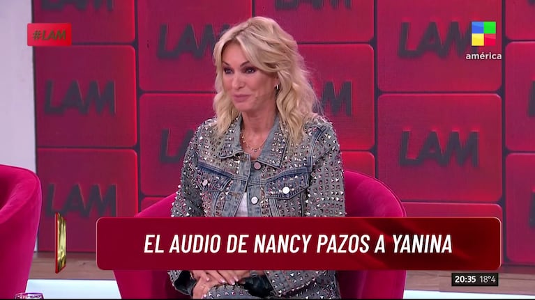 Yanina Latorre en LAM (Foto: captura de América).