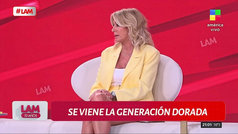 Yanina Latorre en LAM (Foto: captura de América).