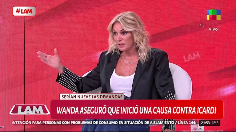 Yanina Latorre en LAM (Foto: captura de América).