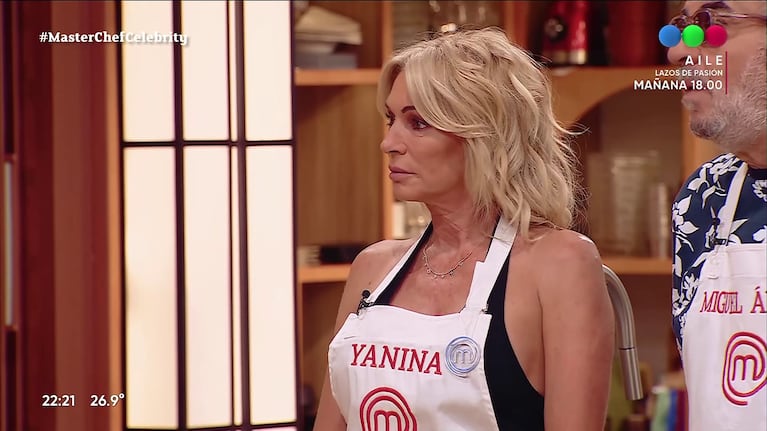 Yanina Latorre en Masterchef (Foto: captura de Telefé).