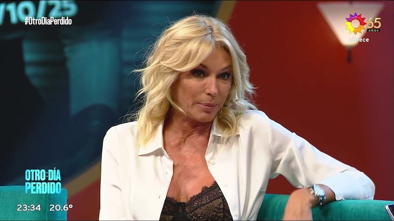 Yanina Latorre en Otro Día Perdido (Foto: captura de eltrece).