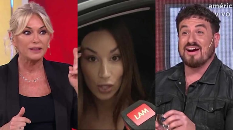 Yanina Latorre, Estefi Berardi y Fede Bal (Fotos: capturas América TV)