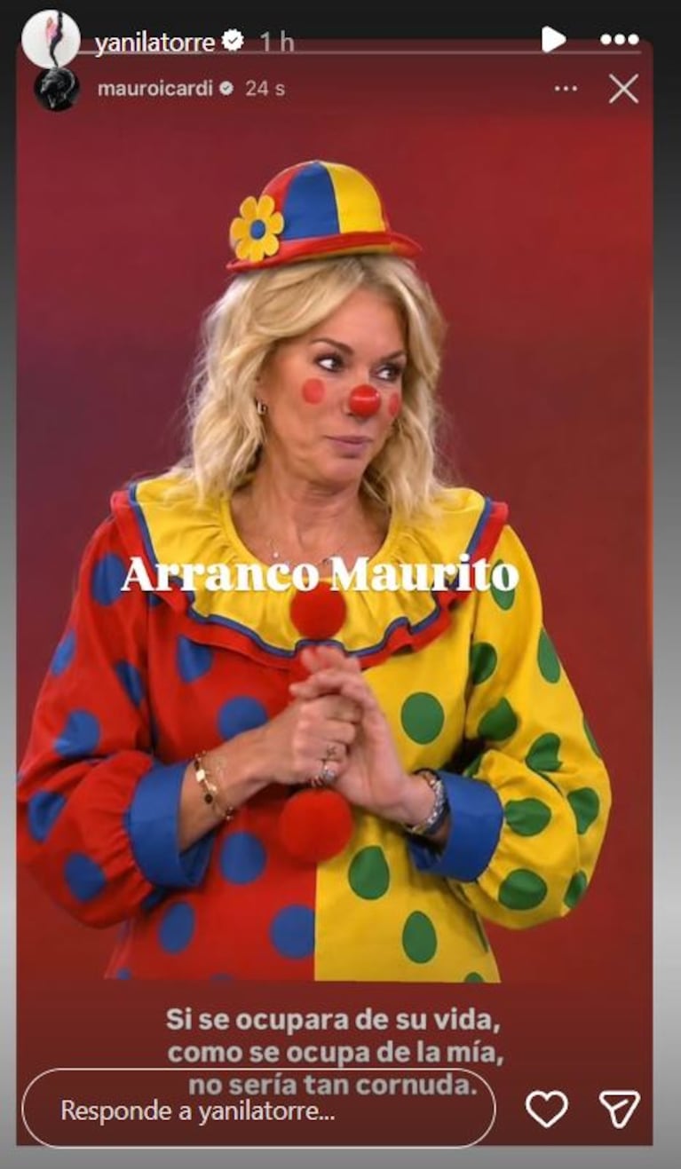 Yanina Latorre explotó contra Mauro Icardi tras su durísimo posteo: “El payaso sos vos, fuiste muy cornudo”