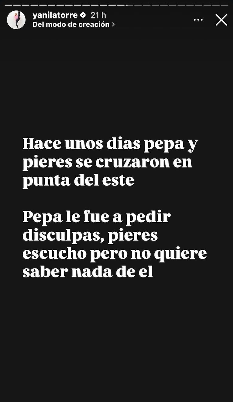 Yanina Latorre habló de la polémica de Facundo Pieres, Martín Pepa, Pampita, Zaira Nara y Robert Strom (Foto: Instagram/@yanilatorre).