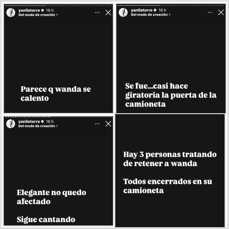 Yanina Latorre habló de Wanda Nara y L-Gante en sus redes sociales (Foto: Instagram/@yanilatorre).