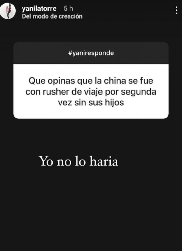 Yanina Latorre opinó filosa sobre las vacaciones de China Suárez y Rusherking en México