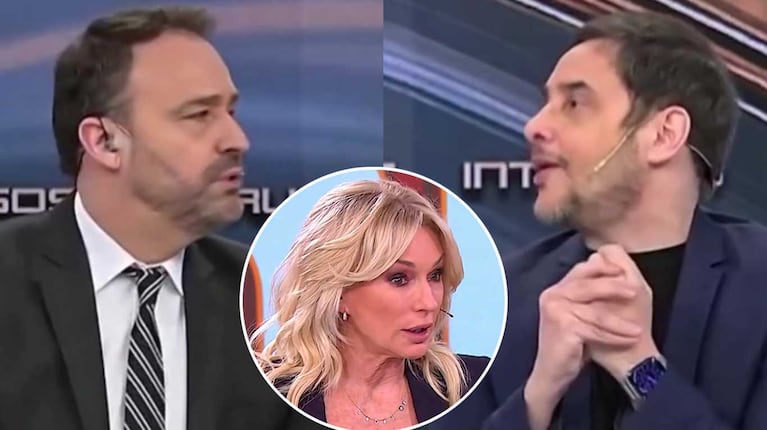 Yanina Latorre, Rodrigo Lussich y Adrián Pallares (Fotos: capturas América TV)