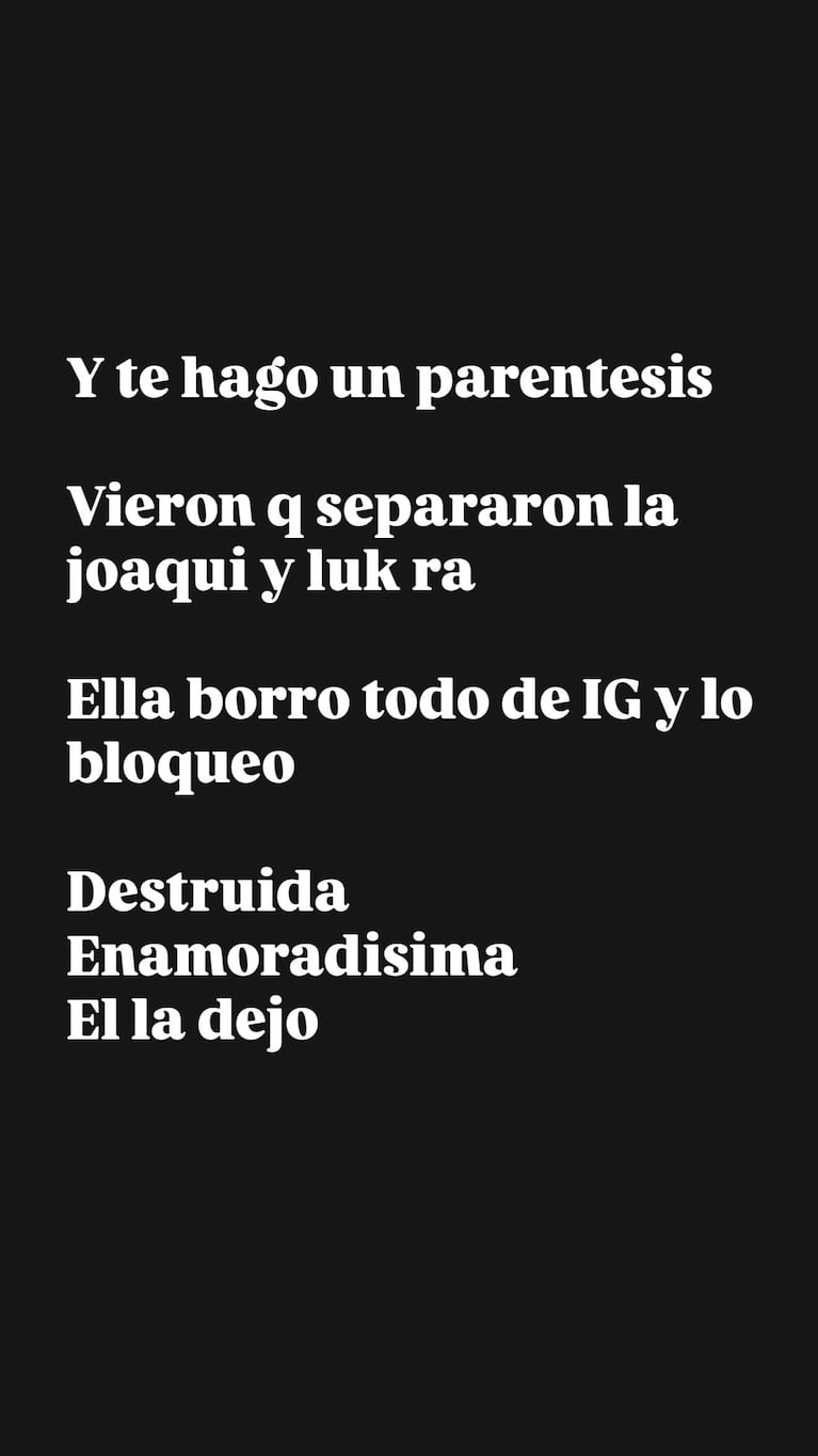 Yanina Latorre sobre Luck Ra y La Joaqui