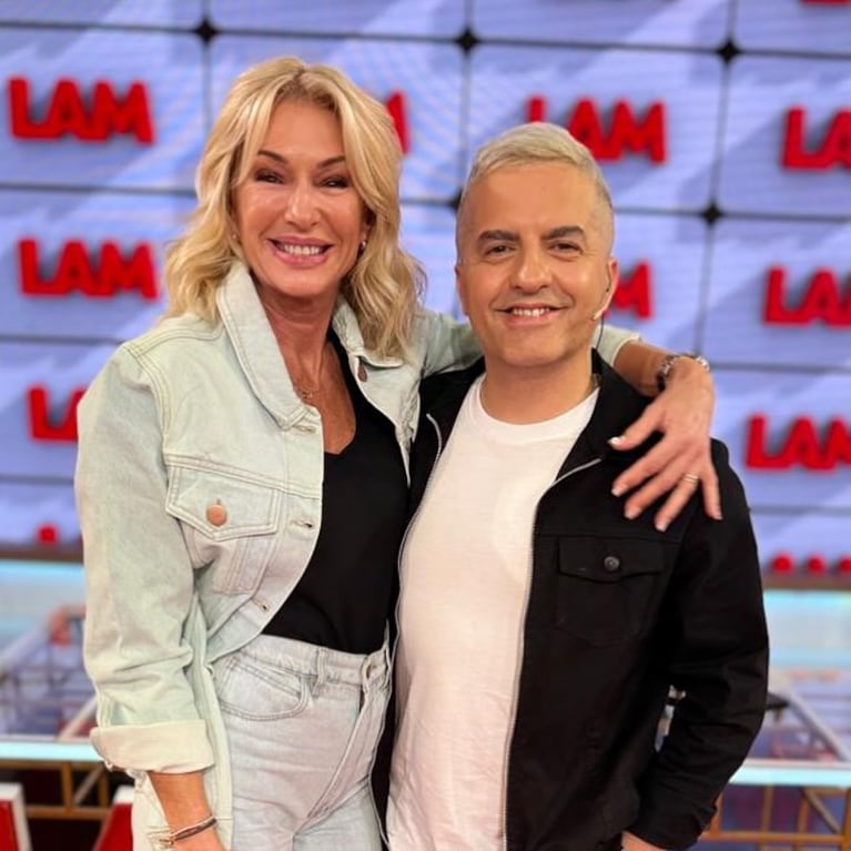 Yanina Latorre y Ángel de Brito. (Foto: @yanilatorre)