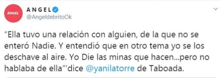Yanina Latorre y el quiebre de su amistad con Andrea Taboada: "Ella tuvo una relación con alguien y piensa que la deschavé"