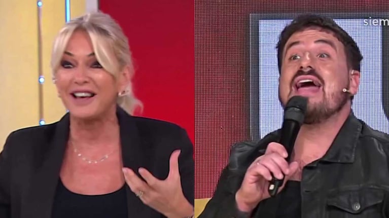 Yanina Latorre y Fede Bal (Fotos: capturas América TV)