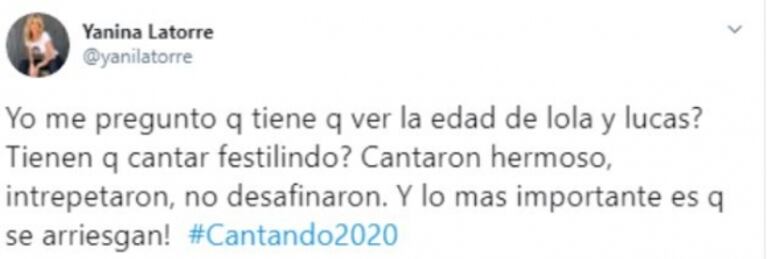 Yanina Latorre y Lourdes Sánchez, contra Nacha Guevara por su devolución a Lola en el Cantando: "¿Tiene que cantar Festilindo?”