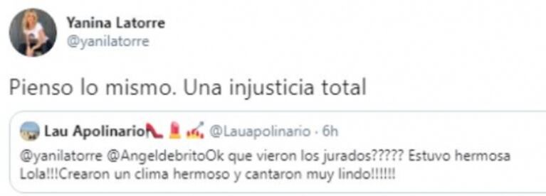 Yanina Latorre y Lourdes Sánchez, contra Nacha Guevara por su devolución a Lola en el Cantando: "¿Tiene que cantar Festilindo?”