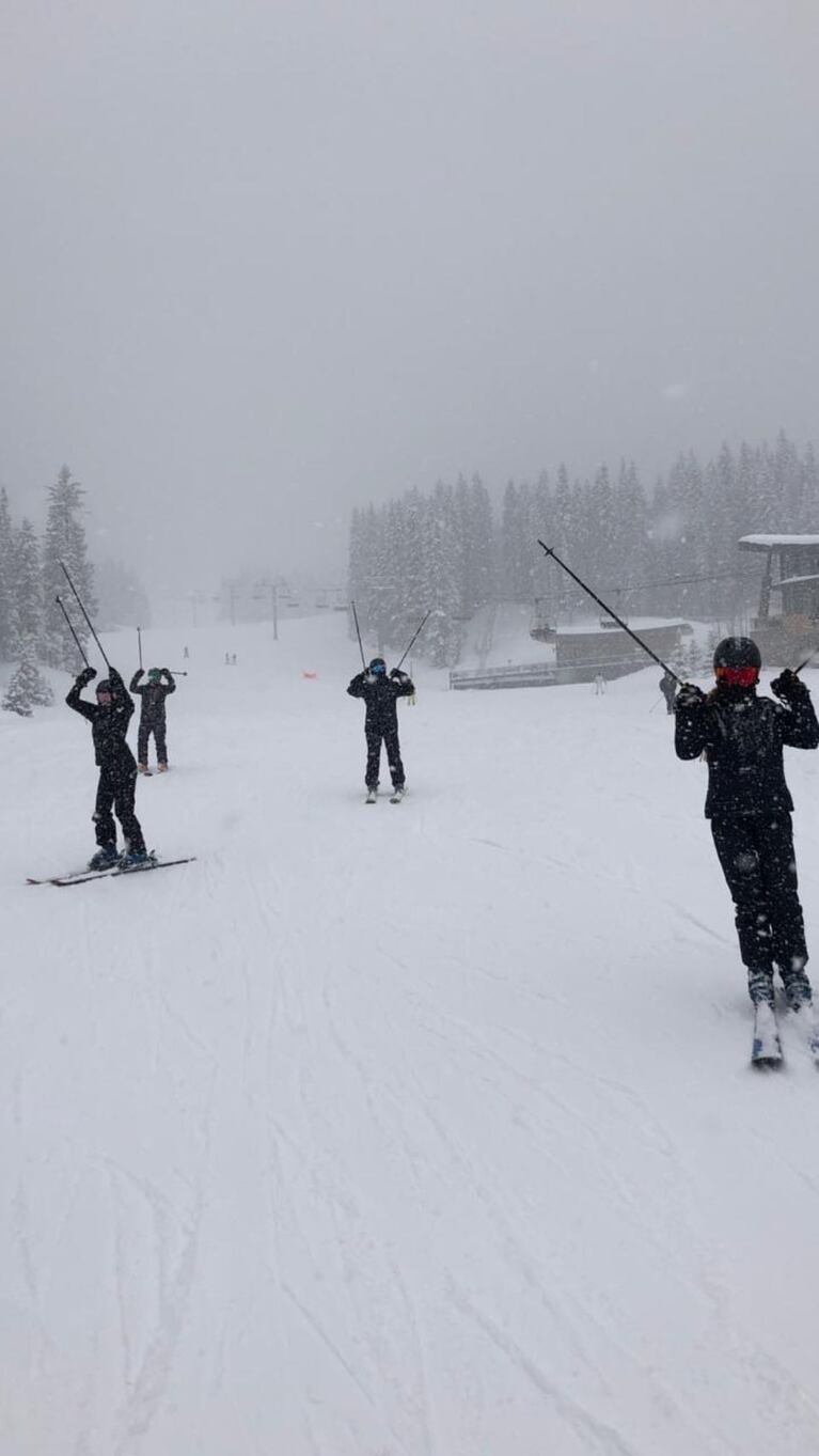 Yanina Latorre y sus vacaciones en familia en Aspen