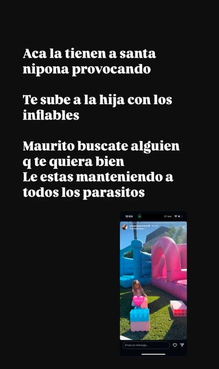 Yanina Latorrre reaccionó en las redes a la provocación de la China Suárez (Foto: Instagram @yanilatorre)