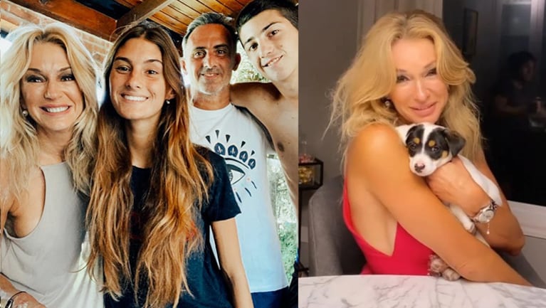 Yanina presentó a su nueva mascota.