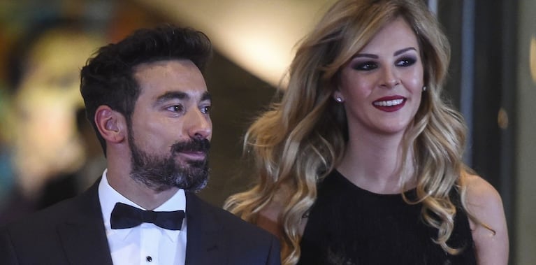 Yanina Screpante y el Pocho Lavezzi en sus épocas de pareja